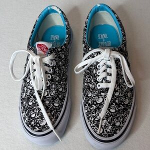 Vans Vault x Stussy OG Era LX "Black Bones". Mens Size 9